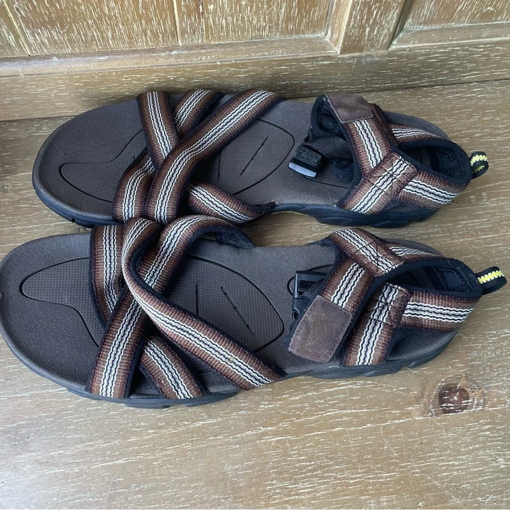 Everest Mens Agile Brown Hiking Water Sandals shoes size 13